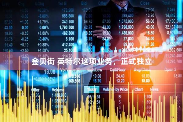 金贝街 英特尔这项业务，正式独立