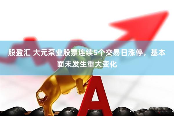 股盈汇 大元泵业股票连续5个交易日涨停，基本面未发生重大变化