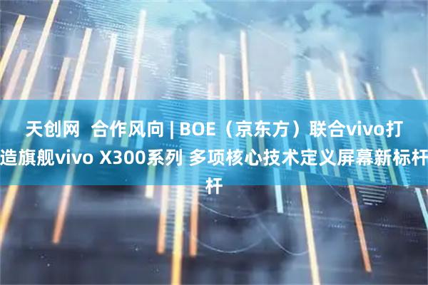 天创网 合作风向 | BOE(京东方)联合vivo打造旗舰vivo X300系列 多项核心技术定义屏幕新标杆
