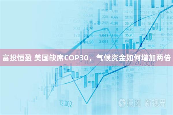 富投恒盈 美国缺席COP30，气候资金如何增加两倍