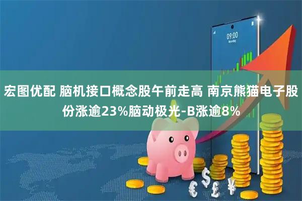 宏图优配 脑机接口概念股午前走高 南京熊猫电子股份涨逾23%脑动极光-B涨逾8%